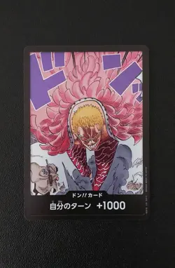 Donquixote Doflamingo OP10 Foil Don Japanese One Piece Card - Image 2