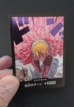 Donquixote Doflamingo OP10 Foil Don Japanese One Piece Card - Image 3