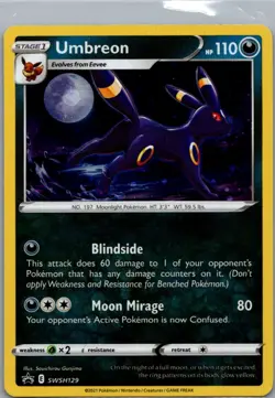 Umbreon - Promo SWSH: Sword & Shield Promo Cards SWSH129 NM - Image 1