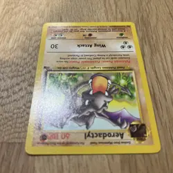 Pokemon TCG Aerodactyl 16/62 Fossil Non-Holo Rare Card NM - Image 4