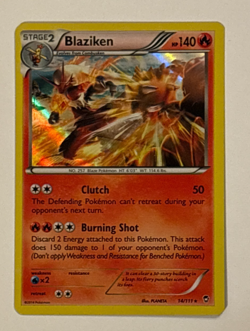 Blaziken 14/111 XY - Furious Fists Holo Pokemon Card - Image 1