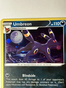 Umbreon SWSH129 Black Star Promo Holo Pokemon TCG Card - Image 4