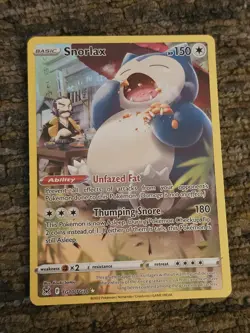 Snorlax TG10/TG30 Trainer Gallery Lost Origin Pokemon Card Holo Near Mint - Image 1