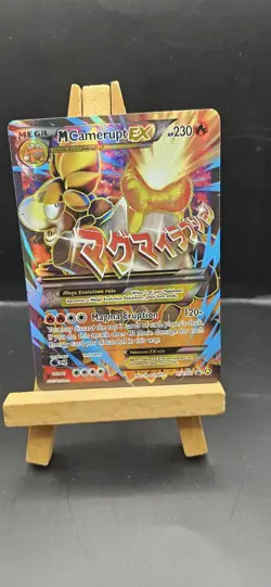 M Camerupt EX XY198a Pokemon XY Collection Black Star Promo Holo Card - Image 1