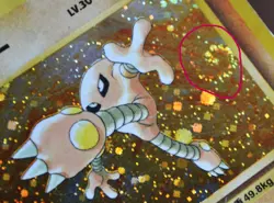 Pokemon Cards Set of 5 Old Back Swirl Holo Hitmonlee Brock's Rhyhorn Aerodactyl - Image 5