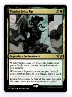 Vraska Joins Up 236 Outlaws of Thunder Junction R MTG LP - Image 1