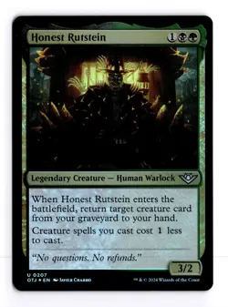 Honest Rutstein 207 Foil Outlaws of Thunder Junction U MTG LP - Image 1