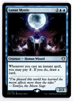 Lunar Mystic 115 Commander 2020 R MTG LP - Image 1