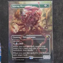 Sowing Mycospawn - Borderless - Modern Horizons 3 (MTG) - Image 1