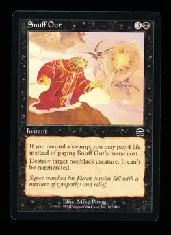 * * 1x Snuff Out x1 * * Mercadian Masques MTG Close to NM Near Mint - Image 1