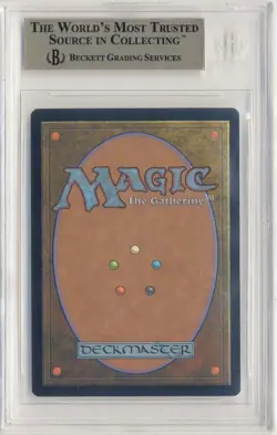 Graded Chinese Simplified Earthquake BGS 9.5 GEM MINT 5th Edition MTG V Symbol! - Image 2