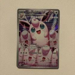 Pokemon TCG Wigglytuff 105/094 Full Art Illustration Rare Holo Phantasmal Flames - Image 1
