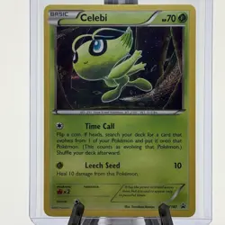 PROMO HOLO Celebi XY187 - XY Pokemon Card - Tomokazu Komiya Art - Image 1