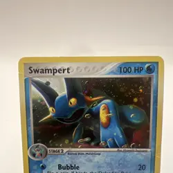 Swampert 5/17, Pop Series 1, Holo Rare Promo 2004, Vintage Pokemon TCG, HP - Image 2