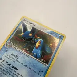 Swampert 5/17, Pop Series 1, Holo Rare Promo 2004, Vintage Pokemon TCG, HP - Image 4