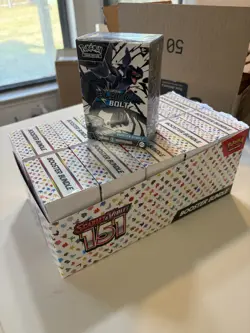 2023 Pokemon Scarlet Violet 151 Booster Bundle Display Box - No Seal On Display - Image 1
