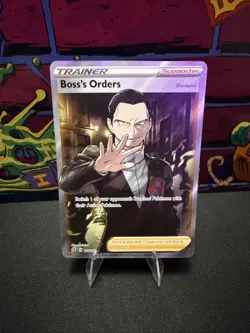 Boss's Orders (Full Art) 189/192 Swsh02: Rebel Clash Holo, Pokemon TCG, NM. - Image 1