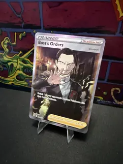 Boss's Orders (Full Art) 189/192 Swsh02: Rebel Clash Holo, Pokemon TCG, NM. - Image 3