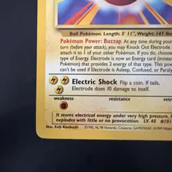Pokemon Vintage Non-holo Rare Electrode Base Set 1999 21/102 - Image 5