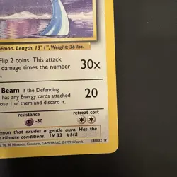 Vintage Pokemon Non-holo Rare Dragonair 18/102 Base Set WotC 1999 - Image 3