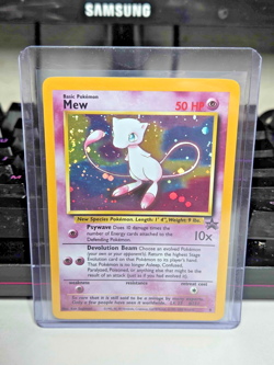 Vintage 2000 Pokemon Black Star Promo Mew #9 Holo Rare LP - Image 1