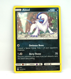 Pokemon TCG Absol 2019 Cosmic Eclipse 133/236 Rare NM Free Shipping - Image 1