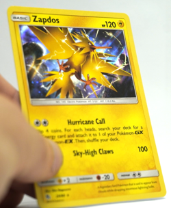 Pokemon TCG Zapdos 2019 Hidden Fates 24/68 Rare Holo NM Free Shipping - Image 3