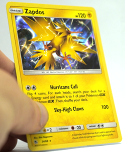 Pokemon TCG Zapdos 2019 Hidden Fates 24/68 Rare Holo NM Free Shipping - Image 4