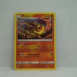Pokemon TCG Flareon Cosmic Eclipse 25/236 2019 Rare Regular NM Free Shipping - Image 1