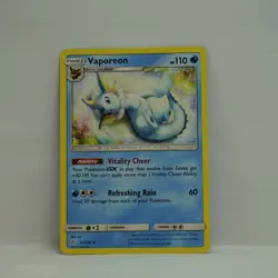 Pokemon TCG Vaporeon Cosmic Eclipse 42/236 2019 Rare Regular NM Free Shipping - Image 1