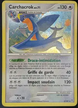 Carchacrok Holo - Platine:Vainqueurs Supremes -5/147 - Carte Pokemon Francaise - Image 1