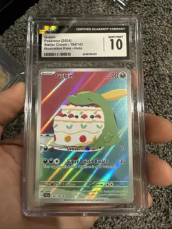 Gulpin, Pokemon CGC Gem Mint 10, Stellar Crown, Illustration Rare, 154/142 - Image 1