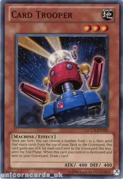 Card Trooper - LCGX-EN020 - Common - Unlimited Edition - Moderately Played - Image 1