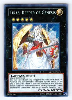 Yugioh Tiras, Keeper of Genesis GENF-EN044 Secret Rare - NM 💎 - Image 1