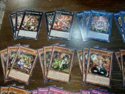 Yugioh Traptrix Deck Of 60 Cards - Raflessia, Sera, Etc. - Image 2