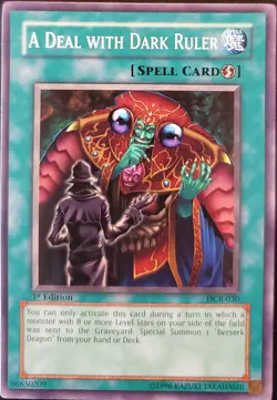 Yu-Gi-Oh! A Deal with Dark Ruler DCR-030 Dark Crisis 1st Edition NM - Image 1