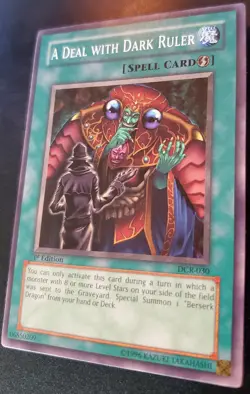 Yu-Gi-Oh! A Deal with Dark Ruler DCR-030 Dark Crisis 1st Edition NM - Image 3