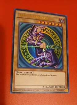 DARK MAGICIAN ULTRA RARE ORIGINAL ART CT13-EN003 YUGIOH Lightly played - Image 2