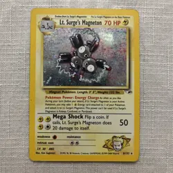 Lt. Surge's Magneton - 8/132 - Pokemon Gym Heroes Unlimited Holo Rare Card - LP - Image 1