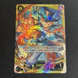 Sabo OP07-118 SEC - One Piece TCG - English Card Near-Mint Secret Rare - Image 1