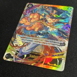 Sabo OP07-118 SEC - One Piece TCG - English Card Near-Mint Secret Rare - Image 2