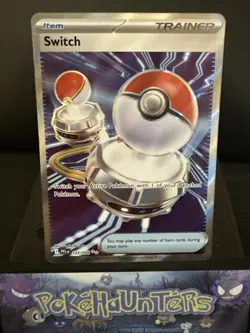 Pokemon Card Switch 123/094 Phantasmal Flames Full Art Trainer Near Mint - Image 1