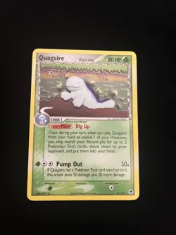 Quagsire Delta Species 21/101 EXC Pokemon Cards Dragon Frontiers Non-Holo Rare - Image 1