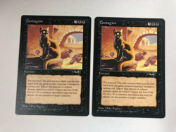 2x Contagion 1996 Alliances Magic Cards, COMBINED SHIPPING - Image 1