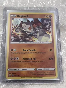 Regirock 089/185 Vivid Voltage Pokemon Holo Rare Card 2020 NM - Image 1