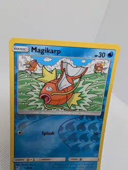 Magikarp 15/68 Reverse Holo Common Hidden Fates Sun & Moon Pokemon Card LP - Image 2