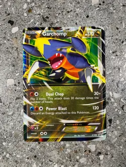 Pokemon TCG Cards Garchomp EX XY09 Black Star Promo Holo (Regular Size) - Image 1