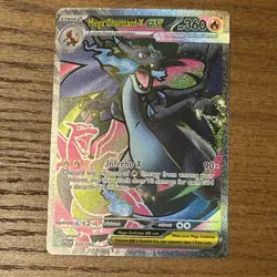2025 Phantasmal Flames Ultra Rare Mega Charizard X ex 109/094 Pokemon Card MINT - Image 1