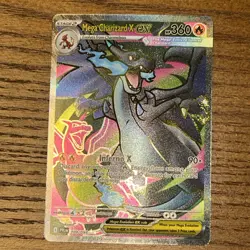 2025 Phantasmal Flames Ultra Rare Mega Charizard X ex 109/094 Pokemon Card MINT - Image 2