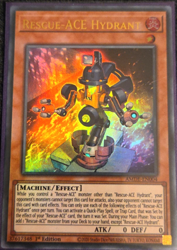 Rescue-ACE Hydrant [AMDE-EN004] Ultra Rare 1st Edition - Yugioh TCG Card - Image 1